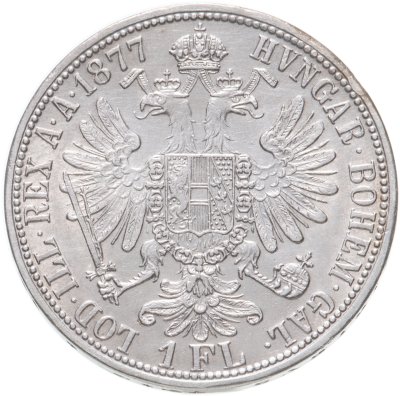 купить Австрия 1 флорин (florin) 1877