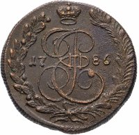 Купить 5 копеек 1786 КМ