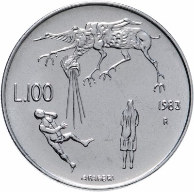 купить Сан-Марино 100 лир (lire) 1983 "Ядерная угроза"
