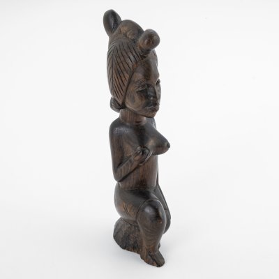 купить Статуэтка "Африканка", дерево, резьба, тонировка, Африка, 1890-1990 гг.