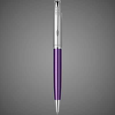 купить Шариковая ручка Parker Sonnet Essentials Violet SB Steel CT, цвет чернил black, стержень: M, в подарочной упаковке., Металлы: нержавеющая сталь, палладий, 2026 г.