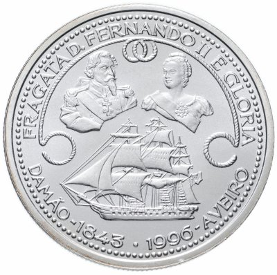 купить Португалия 1000 эскудо (escudos) 1996 "Восстановление фрегата Фернандо II "Gloria"
