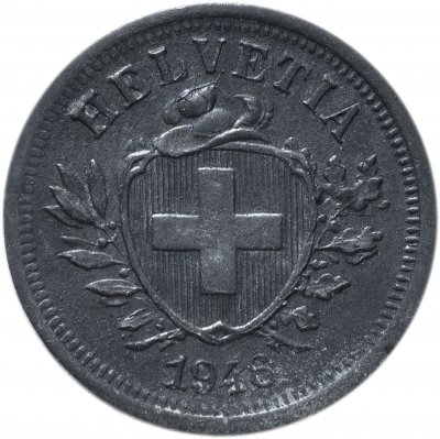 купить Швейцария 1 раппен 1946