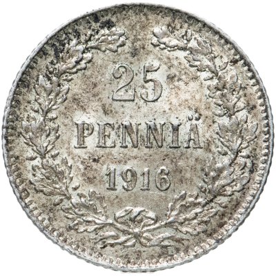 купить 25 пенни (pennia) 1916 S