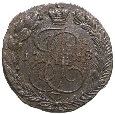 купить 5 копеек 1768 ЕМ орёл 1770-1777, нового образца