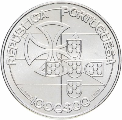 купить Португалия 1000 эскудо (escudos) 1998 "75 лет Лиге Комбатанты"