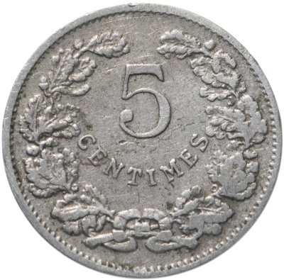 купить Люксембург 5 сантимов (centimes) 1908