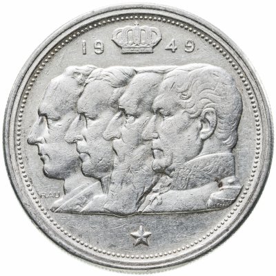 купить Бельгия 100 франков (francs) 1949 "Надпись на голландском - 'BELGIE'"