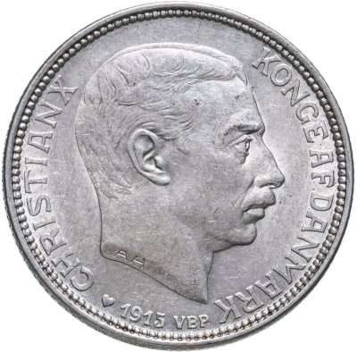 купить Дания 2 кроны (kroner) 1915