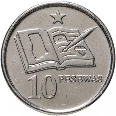 купить Гана 10 песев (pesewas) 2007-2016, случайная дата