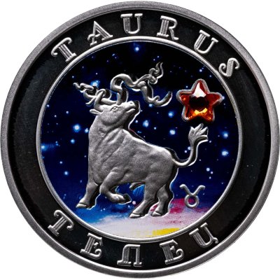 купить Армения 100 драмов 2008 "Знаки зодиака - Телец" в рамке