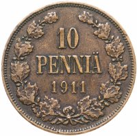 купить 10 пенни (pennia) 1911