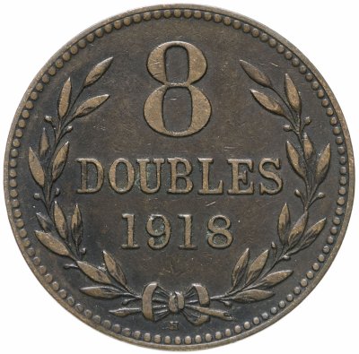 купить Гернси 8 дублей (doubles) 1918