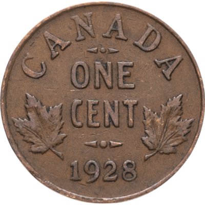 купить Канада 1 цент (cent) 1928