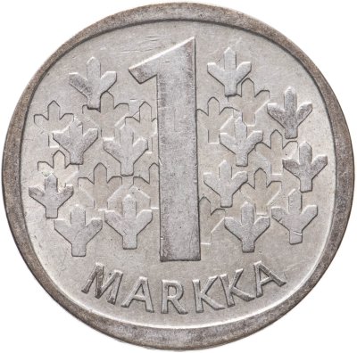 купить Финляндия 1 марка (markka) 1965 S