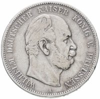 купить Германия (Империя) 5 марок (mark) 1876 A знак монетного двора: "A" - Берлин