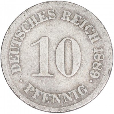 купить Германия 10 пфеннигов 1889