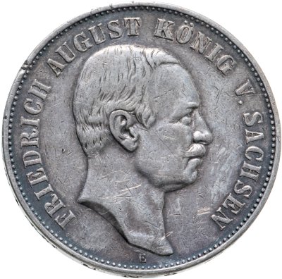 купить Германская Империя, Саксония 5 марок (mark) 1907