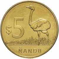 Купить Уругвай 5 песо (pesos) 2014