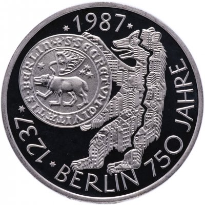 купить Германия 10 марок 1987 750 лет городу Берлин