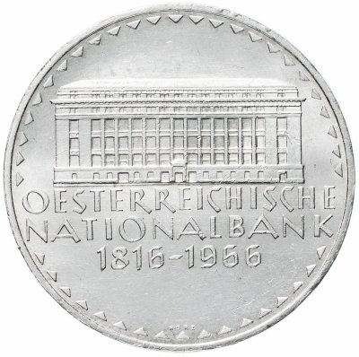 купить Австрия 50 шиллингов (shillings) 1966 "150 лет Национальному банку"