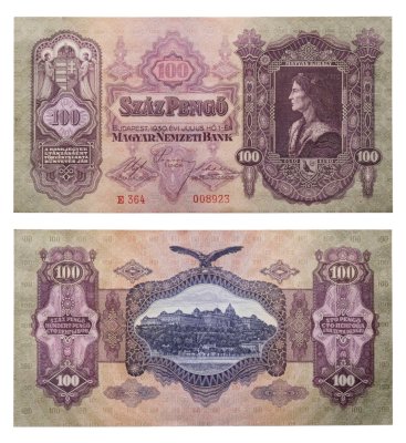 купить Венгрия 100 пенге 1930 год Pick 98 (E364008923)
