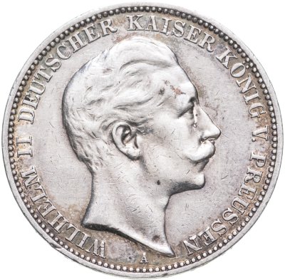 купить Германская империя, Пруссия 3 марки (mark) 1910