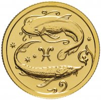 Купить 25 рублей 2005 ММД "Знаки зодиака - Рыбы"