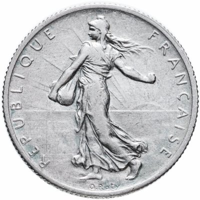 купить Франция 2 франка (francs) "Сеятель" 1898-1920 гг.