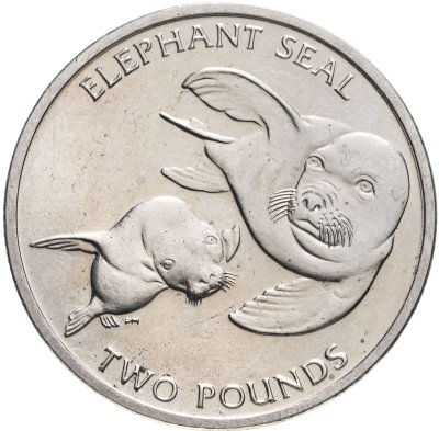 купить Южная Георгия и Южные Сэндвичевы острова 2 фунта (pounds) 2006 Морской слон