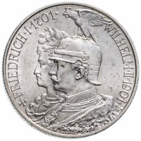 Купить Германская Империя, Пруссия 2 марки 1901 "200 лет Пруссии"
