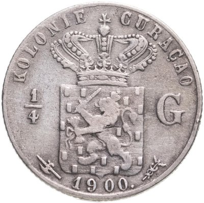 купить Кюрасао 1/4 гульдена (gulden) 1900