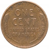 купить США 1 цент (cent) 1909-1958, случайная дата