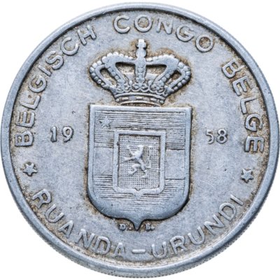 купить Бельгийское Конго, Руанда-Урунди 5 франков 1958