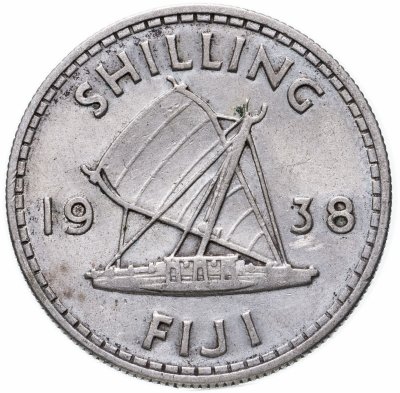 купить Фиджи 1 шиллинг (shilling) 1938