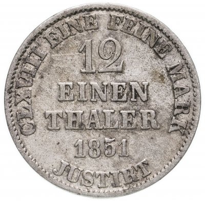 купить Германия (Ганновер) 1/12 талера 1851