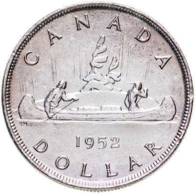 купить Канада 1 доллар (dollar) 1952