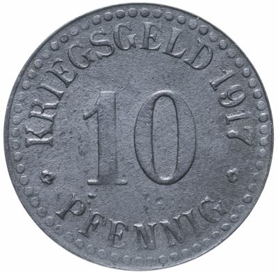 купить Германия (Кассель) нотгельд 10 пфеннигов 1917