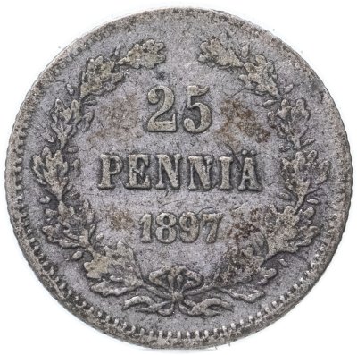 купить 25 пенни (pennia) 1897 L