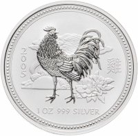 Купить Австралия 1 доллар 2005 «Восточный календарь-год Петуха»