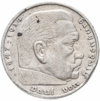 Купить Германия (Третий Рейх) 5 рейхсмарок (reichsmark) 1935 "А"