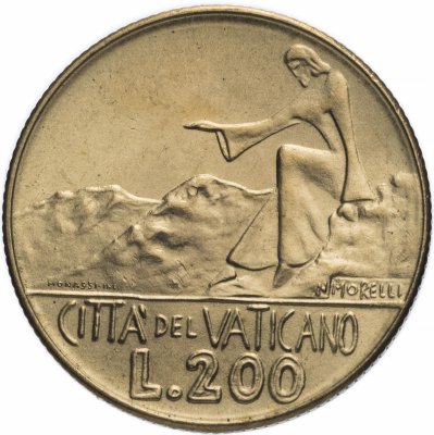 купить Ватикан 200 лир (lire) 1978