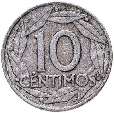 купить Испания 10 сентимо (centimos) 1959