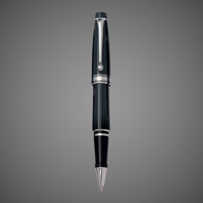 купить Ручка-роллер Aurora Optima Mini Black CT, в подарочной коробке, Лаки и смолы: смола, хром, 2026 г.