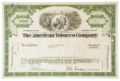 купить Акция США American Tobacco Company 1967- 1969 гг.