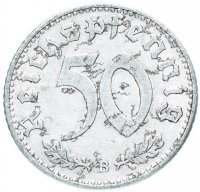 купить Германия (Третий рейх) 50 рейхспфеннигов (reichspfennig) 1940