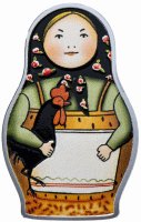 купить Ниуэ 1 доллар 2017 "Матрешка" в подарочном футляре с сертификатом