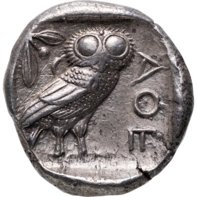 купить Древняя Греция, Аттика, Афины 454-404 гг до н.э. тетрадрахма Сова