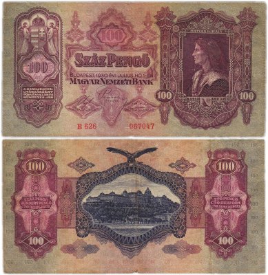 купить Венгрия 100 пенге 1930