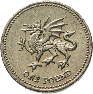купить Великобритания 1 фунт (pound) 2000 "Дракон"